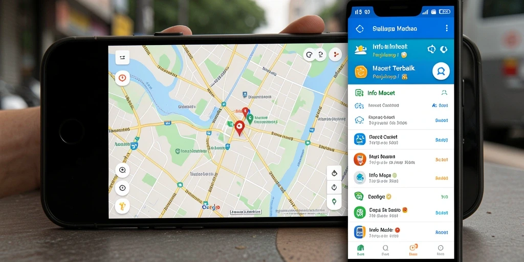 Antarmuka 8ID yang menunjukkan informasi macet secara real-time.