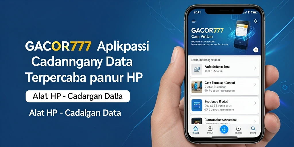 Antarmuka sederhana GACOR777 untuk cadangan data yang efisien.