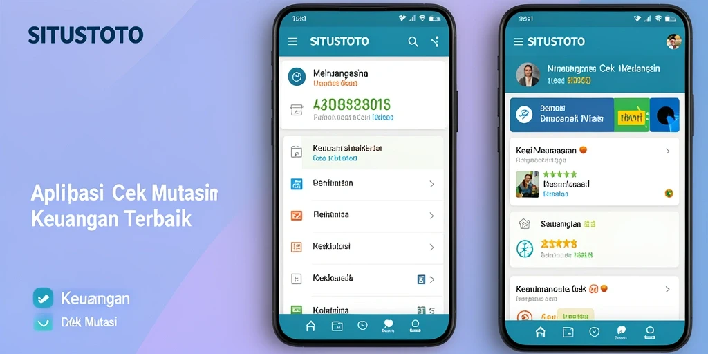 Antarmuka pengguna SITUSTOTO yang intuitif dan informatif.