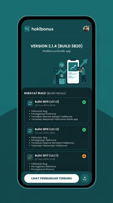 Riwayat Versi Terbaru untuk hokibonus di Android